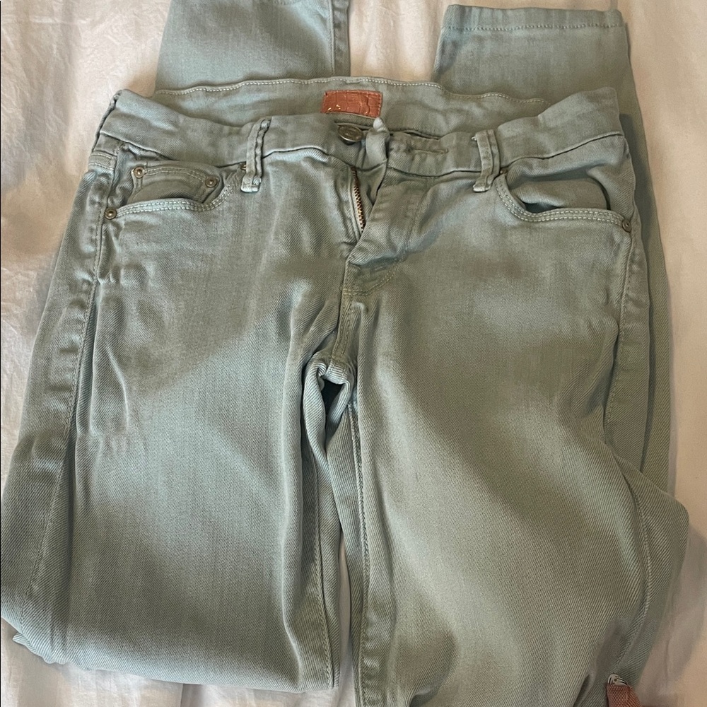 MOTHER Women's Mint Skinny Jeans